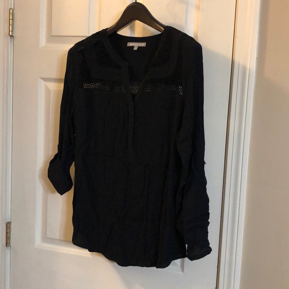 Blouse with “net” detailing